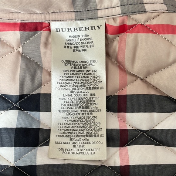 Burberry Diamond Quilted Nylon Coat!!!! - Picture 10 of 13